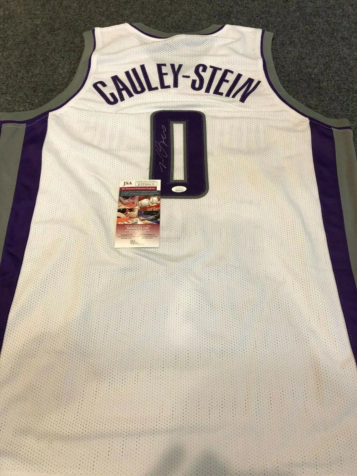 MVP Authentics Sacramento Kings Willie Cauley Stein Autographed Signed Jersey Jsa Coa 108 sports jersey framing , jersey framing