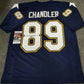 MVP Authentics San Diego Chargers Wes Chandler Autographed Signed Jersey Jsa Coa 143.10 sports jersey framing , jersey framing