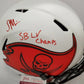 MVP Authentics Scotty Miller Signed Tampa Bay Buccaneers Full Sz Rep Lunar Eclip Helmet Jsa Coa 386.10 sports jersey framing , jersey framing
