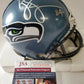MVP Authentics Seattle Seahawks Bobby Engram Signed Vsr Mini Helmet Jsa Coa 98.10 sports jersey framing , jersey framing