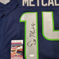 MVP Authentics Seattle Seahawks Dk Metcalf Autographed Signed Seattle Jsa Coa 179.10 sports jersey framing , jersey framing