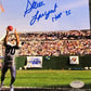MVP Authentics Seattle Seahawks Steve Largent Signed Inscribed 8X10 Photo Schwartz Holo 62.10 sports jersey framing , jersey framing