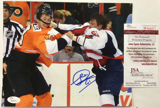 MVP Authentics Steve Oleksy Autographed Signed Washington Capitals 8X10 Photo Jsa  Coa 27 sports jersey framing , jersey framing