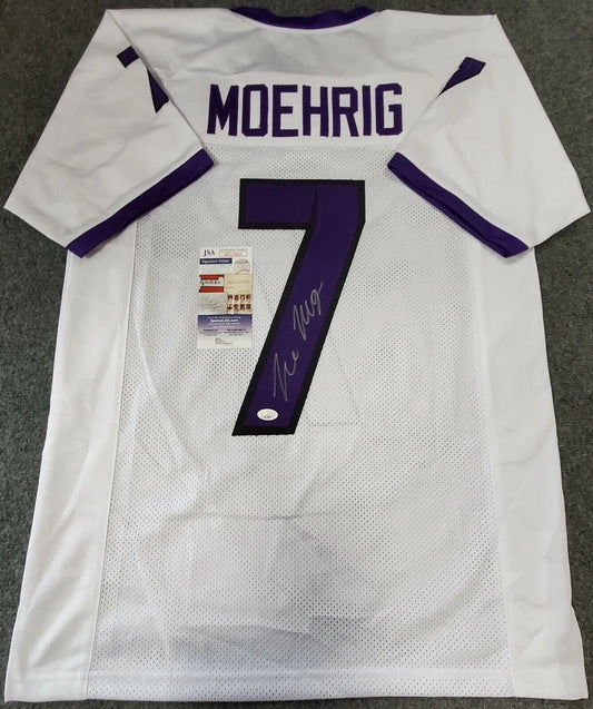 MVP Authentics Tcu Horned Frogs Tre'von Moehrig Autographed Signed Jersey Jsa Coa 135 sports jersey framing , jersey framing