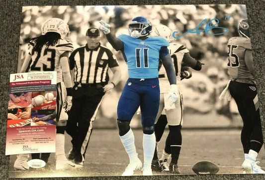 MVP Authentics Tennessee Titans Aj Brown Autographed Signed 11X14 Photo Jsa  Coa 89.10 sports jersey framing , jersey framing