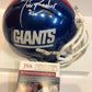 MVP Authentics Tiki Barber Autographed Signed N.Y. Giants Speed Mini Helmet Jsa Coa 89.10 sports jersey framing , jersey framing