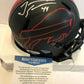 MVP Authentics Tremaine Edmunds Signed Buffalo Bills Eclipse Mini Helmet Beckett Coa 134.10 sports jersey framing , jersey framing