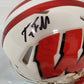 MVP Authentics Troy Fumagalli Autographed Signed Wisconsin Badgers Mini Helmet Jsa Coa 71.10 sports jersey framing , jersey framing