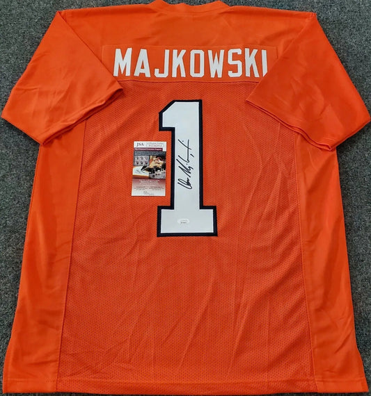 MVP Authentics Virginia Cavaliers Don Majkowski Signed Autographed Jersey Jsa Coa 89.10 sports jersey framing , jersey framing