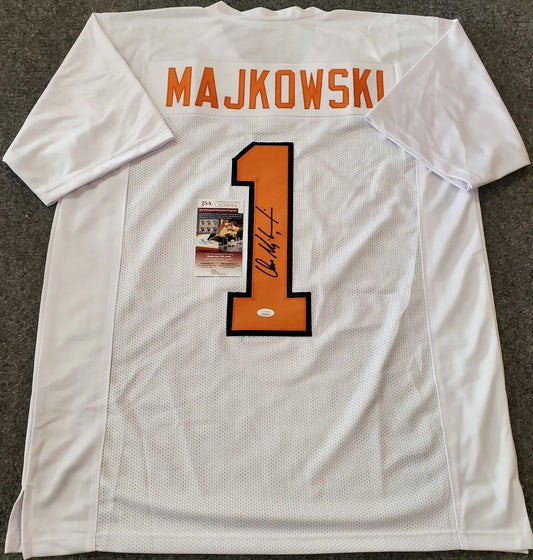 MVP Authentics Virginia Cavaliers Don Majkowski Signed Autographed Jersey Jsa Coa 89.10 sports jersey framing , jersey framing