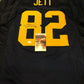 MVP Authentics WEST VIRGINIA MOUNTAINEERS JAMES JETT AUTOGRAPHED SIGNED JERSEY JSA COA 107.10 sports jersey framing , jersey framing