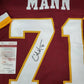 MVP Authentics Washington Football Team Charles Mann Autographed Signed Jersey Jsa Coa 107.10 sports jersey framing , jersey framing