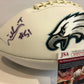 MVP Authentics William Thomas Autographed Signed Insc Philadelphia Eagles Logo Football Jsa Coa 80.10 sports jersey framing , jersey framing