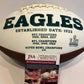 MVP Authentics William Thomas Autographed Signed Insc Philadelphia Eagles Logo Football Jsa Coa 80.10 sports jersey framing , jersey framing