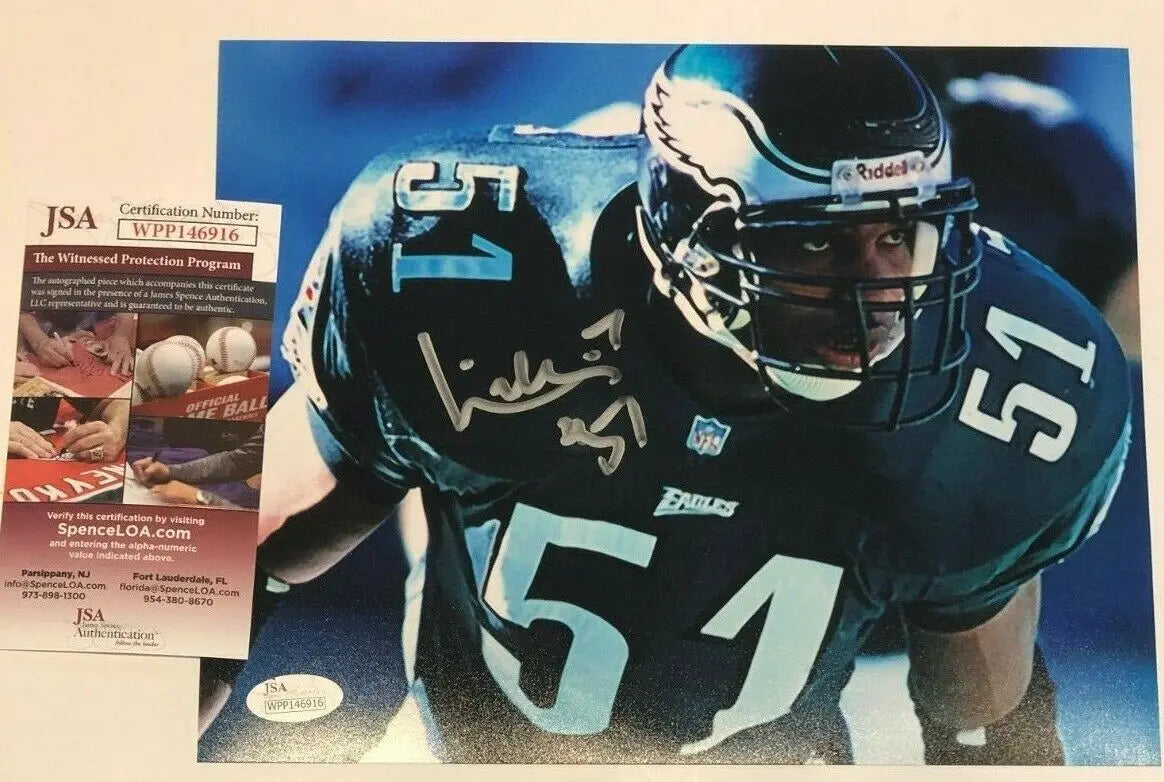 MVP Authentics William Thomas Autographed Signed Philadelphia Eagles 8X10 Photo Jsa Coa 27 sports jersey framing , jersey framing