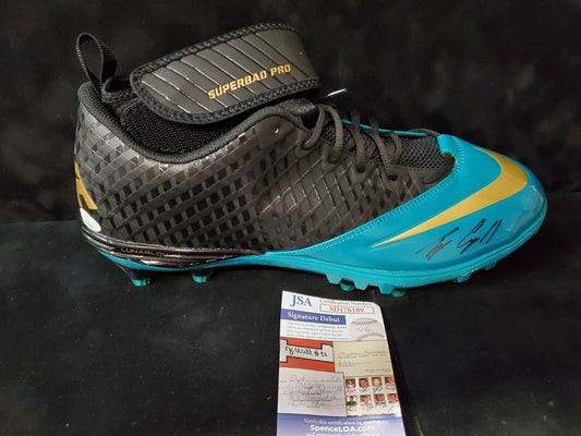 MVP Authentics Tyson Campbell Autographed Signed Cleat Jsa Coa 121.50 sports jersey framing , jersey framing