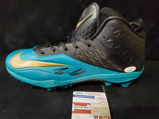 MVP Authentics Tyson Campbell Autographed Signed Cleat Jsa Coa 121.50 sports jersey framing , jersey framing