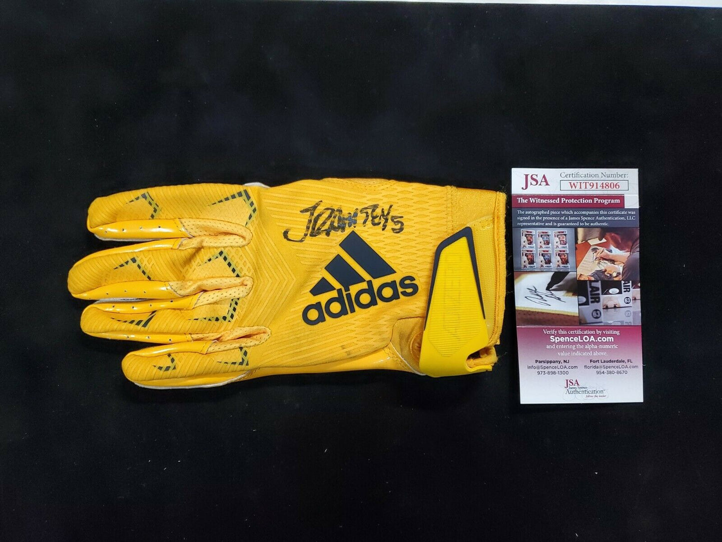 MVP Authentics Los Angeles Rams Jalen Ramsey Autographed Signed Gloves Jsa Coa 157.50 sports jersey framing , jersey framing