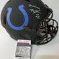 MVP Authentics Nyheim Hines Signed Indianapolis Colts Eclipse Full Size Replica Helmet Jsa Coa 269.10 sports jersey framing , jersey framing