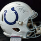 MVP Authentics Indianapolis Colts Nyheim Hines Signed Insc Speed Auth. Full Size Helmet Jsa Coa 405 sports jersey framing , jersey framing