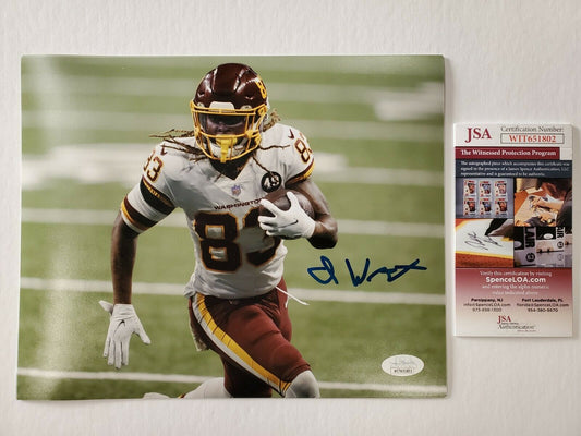 MVP Authentics Washington Football Team Isaiah Wright Autographed 8X10 Photo Jsa Coa 62.10 sports jersey framing , jersey framing