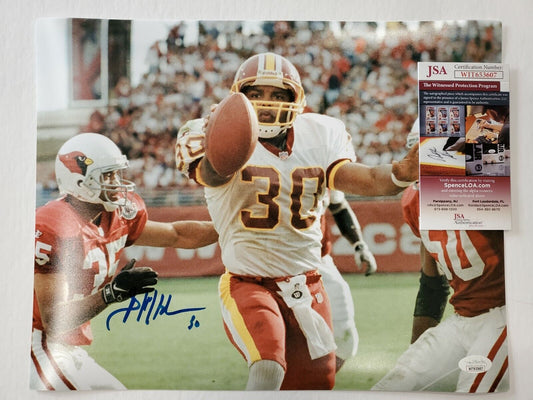 MVP Authentics Washington Football Team Brian Mitchell Autographed 11X14 Photo Jsa Coa 71.10 sports jersey framing , jersey framing