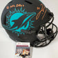 MVP Authentics Miami Dolphins Zach Thomas Signed Insc Full Size Eclipse Rep Helmet Jsa Coa 449.10 sports jersey framing , jersey framing