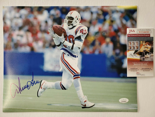 MVP Authentics New England Patriots Irving Fryar Autographed Signed 11X14 Photo Jsa Coa 62.10 sports jersey framing , jersey framing
