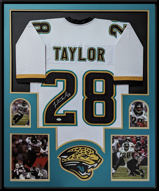 MVP Authentics Framed Jacksonville Jaguars Fred Taylor Autographed Signed Jersey Jsa Coa 652.50 sports jersey framing , jersey framing