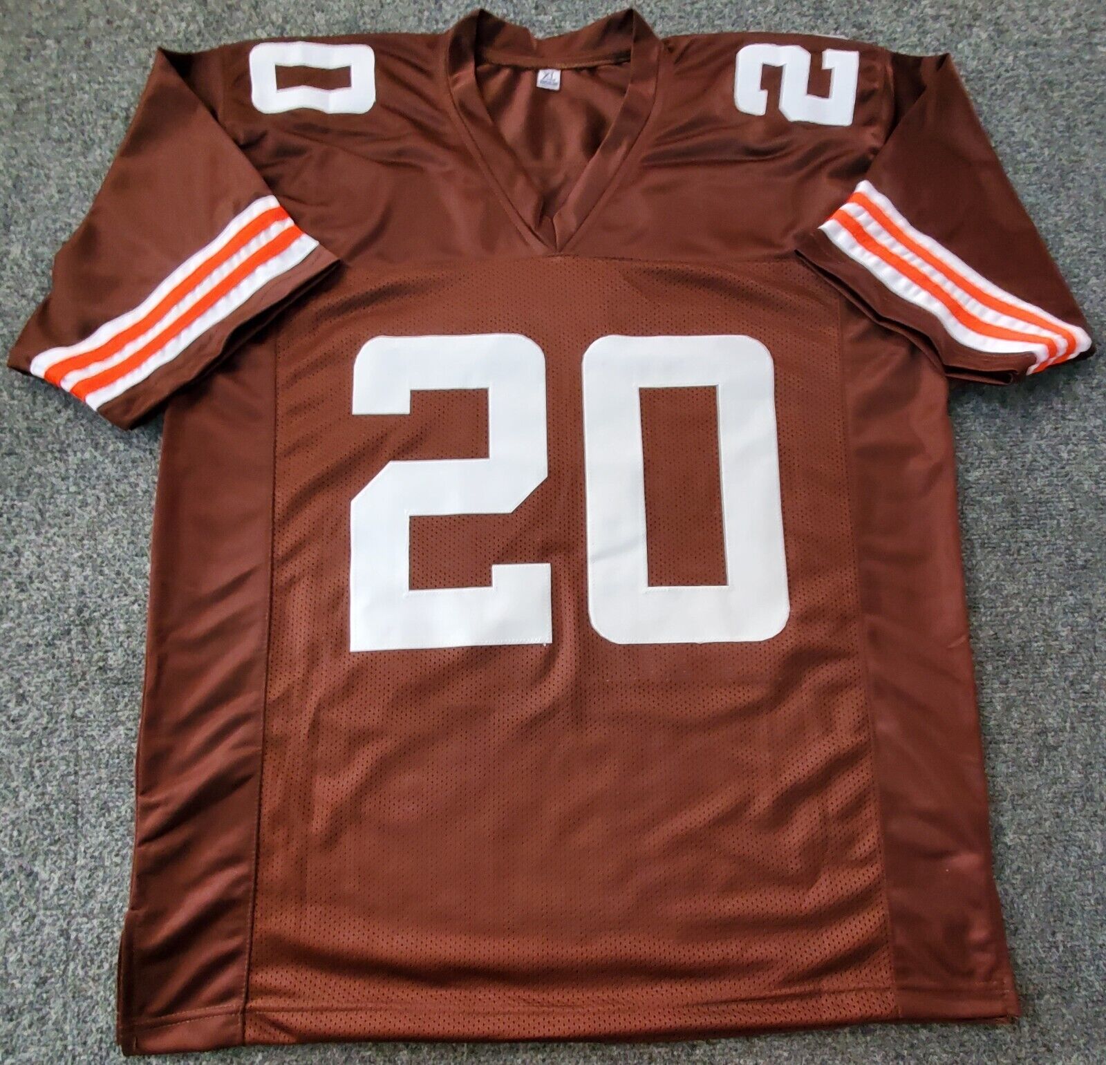 MVP Authentics Cleveland Browns Greg Newsome Ii Autographed Signed Jersey Jsa Coa 117 sports jersey framing , jersey framing