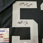 MVP Authentics Las Vegas Raiders Malcolm Koonce Autographed Inscribed Jersey Jsa Coa 112.50 sports jersey framing , jersey framing