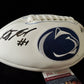 MVP Authentics Penn State Kj Hamler Autographed Signed Inscribed Logo Football Jsa  Coa 135 sports jersey framing , jersey framing