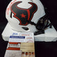 MVP Authentics Houston Texans Brevin Jordan Signed Lunar Mini Helmet Jsa Coa 103.50 sports jersey framing , jersey framing