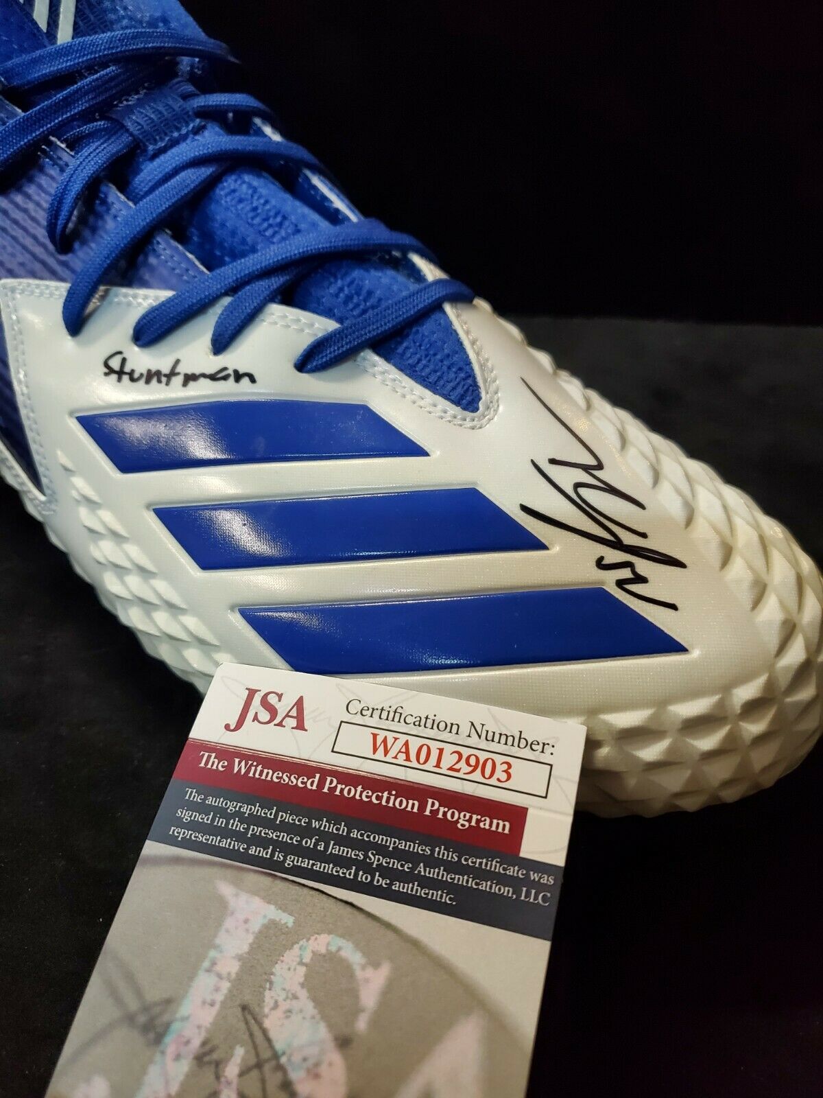 MVP Authentics Indianapolis Colts Nyheim Hines Autographed Signed Inscribed Cleat Jsa Coa 117 sports jersey framing , jersey framing