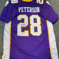 MVP Authentics Minnesota Vikings Adrian Peterson Autographed Signed Jersey Beckett Holo 225 sports jersey framing , jersey framing