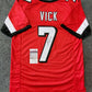 MVP Authentics Atlanta Falcons Michael Vick Autographed Signed Jersey Jsa Coa 116.10 sports jersey framing , jersey framing