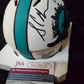MVP Authentics Miami Dolphins Sam Madison Autographed Lunar Mini Helmet Jsa Coa 99 sports jersey framing , jersey framing
