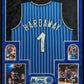 MVP Authentics Framed In Suede Orlando Magic Penny Hardaway Autographed Signed Jersey Psa Coa 675 sports jersey framing , jersey framing