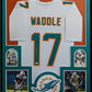 MVP Authentics Framed Miami Dolphins Jaylen Waddle Autographed Signed Jersey Jsa Coa 585 sports jersey framing , jersey framing