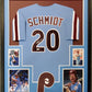 MVP Authentics Framed Philadelphia Phillies Mike Schmidt Autographed Signed Jersey Jsa Coa 719.10 sports jersey framing , jersey framing