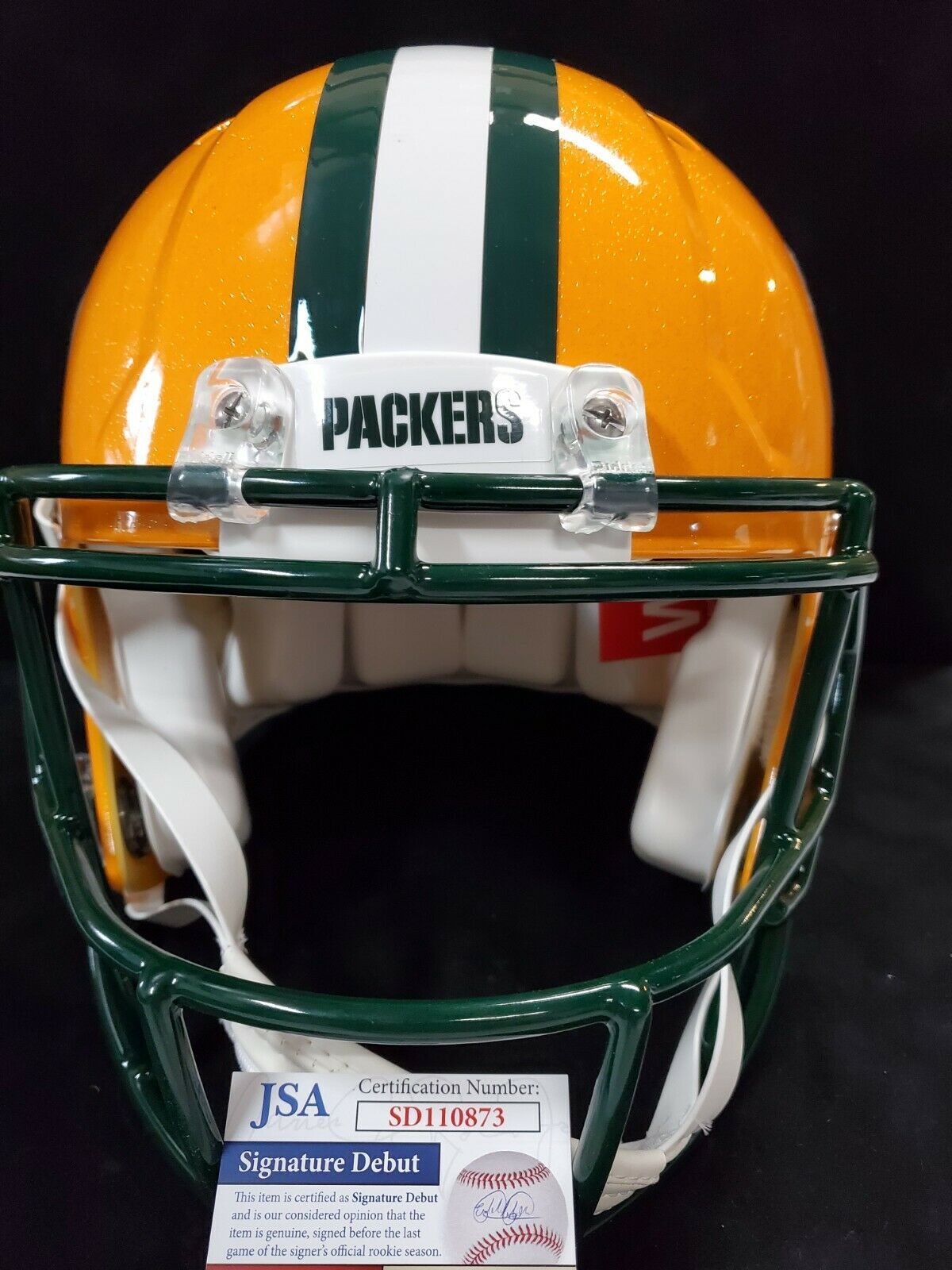 MVP Authentics Green Bay Packers Amari Rodgers Signed Insc Full Size Authentic Helmet Jsa Coa 378 sports jersey framing , jersey framing