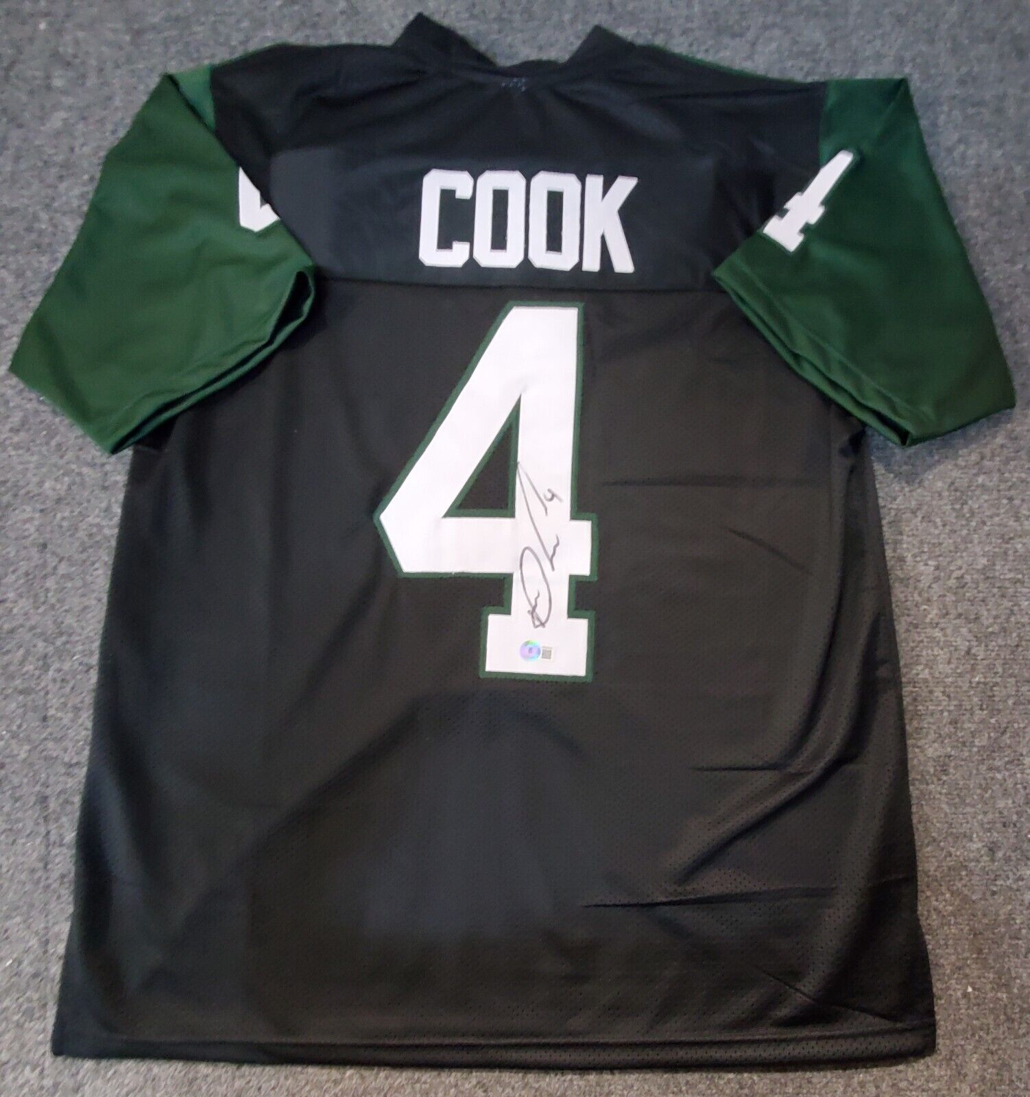 MVP Authentics Miami Central Rockets Dalvin Cook Autographed Signed Jersey Beckett Holo 175.50 sports jersey framing , jersey framing