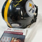 MVP Authentics Pittsburgh Steelers Gerry Mullins Autographed Signed Speed Mini Helmet Jsa Coa 80.10 sports jersey framing , jersey framing