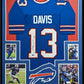 MVP Authentics Framed Buffalo Bills Gabe Davis Autographed Signed Jersey Beckett Holo 427.50 sports jersey framing , jersey framing