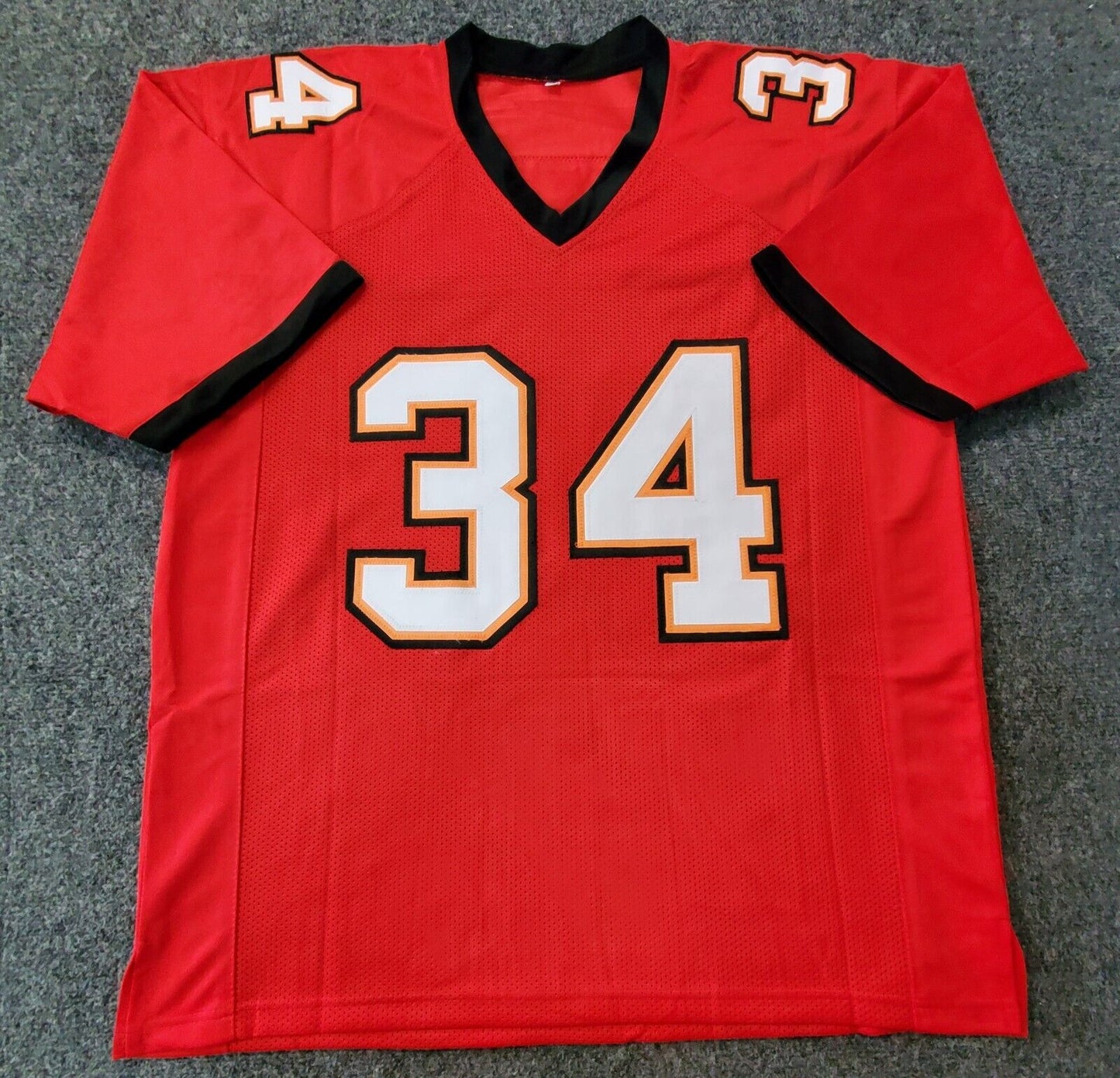 MVP Authentics Tampa Bay Buccaneers Dexter Jackson Autographed Inscribed Jersey Jsa  Coa 116.10 sports jersey framing , jersey framing