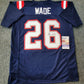 MVP Authentics New England Patriots Shaun Wade Autographed Signed Jersey Jsa  Coa 125.10 sports jersey framing , jersey framing