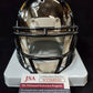 MVP Authentics Fred Taylor Signed Jacksonville Jaguars Chrome Mini Helmet Jsa Coa 135 sports jersey framing , jersey framing