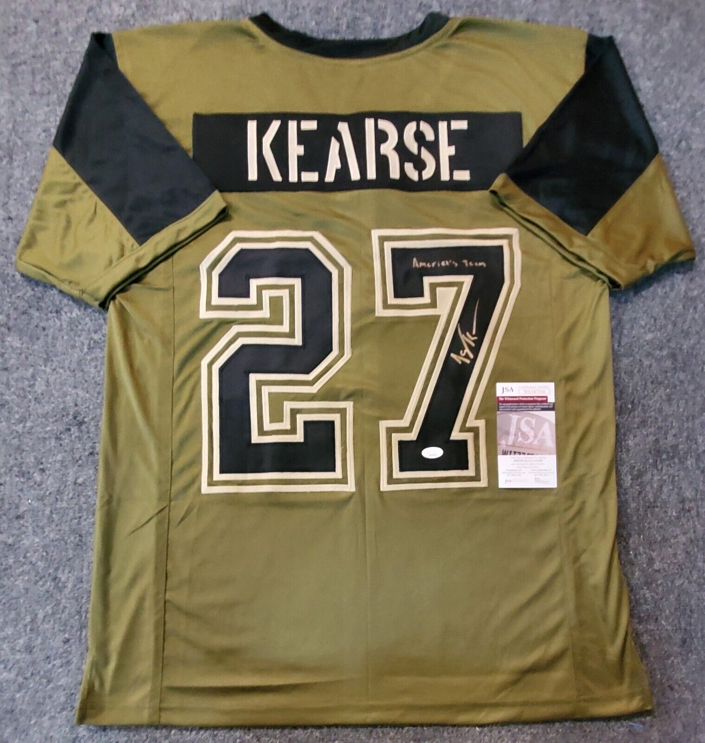MVP Authentics Dallas Cowboys Jayron Kearse Autographed Signed Inscribed Jersey Jsa Coa 108 sports jersey framing , jersey framing