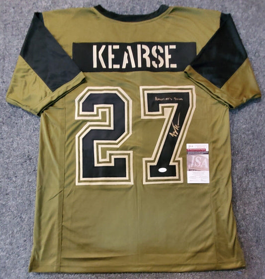 MVP Authentics Dallas Cowboys Jayron Kearse Autographed Signed Inscribed Jersey Jsa Coa 108 sports jersey framing , jersey framing