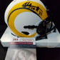 MVP Authentics Los Angeles Rams Nick Scott Autographed Lunar Mini Helmet Jsa Coa 117 sports jersey framing , jersey framing